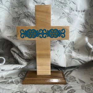 Decorated Wood Cross